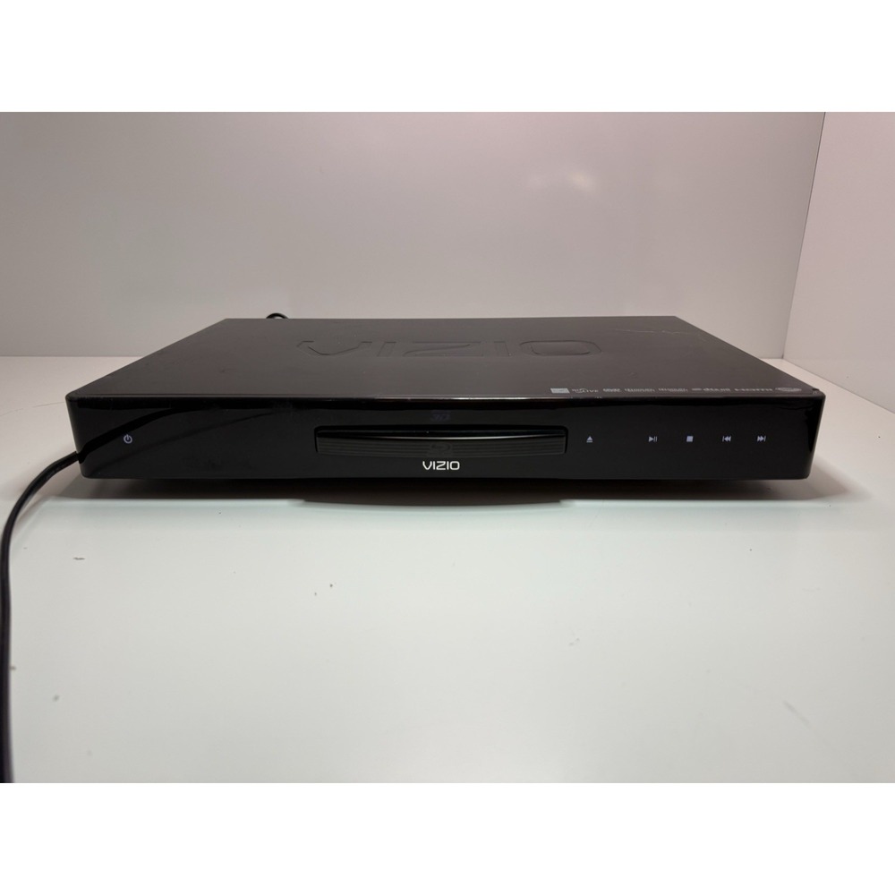 Vizio VBR334 3D Blu-ray Disc Player HDMI USB w/ Power Cord – Power On Untested